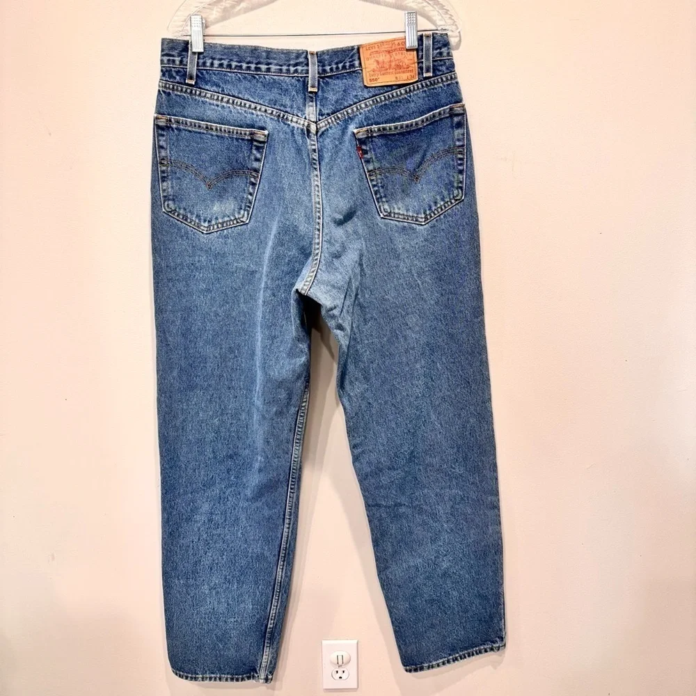Vintage Levi’s 550 Relaxed Fit 1998 Cotton Jeans Men’s Size W36xL34